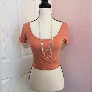 Crop top, color pink, size S, brand SO